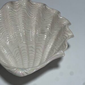 Vintage Iridescent Shell-Shaped Bowl